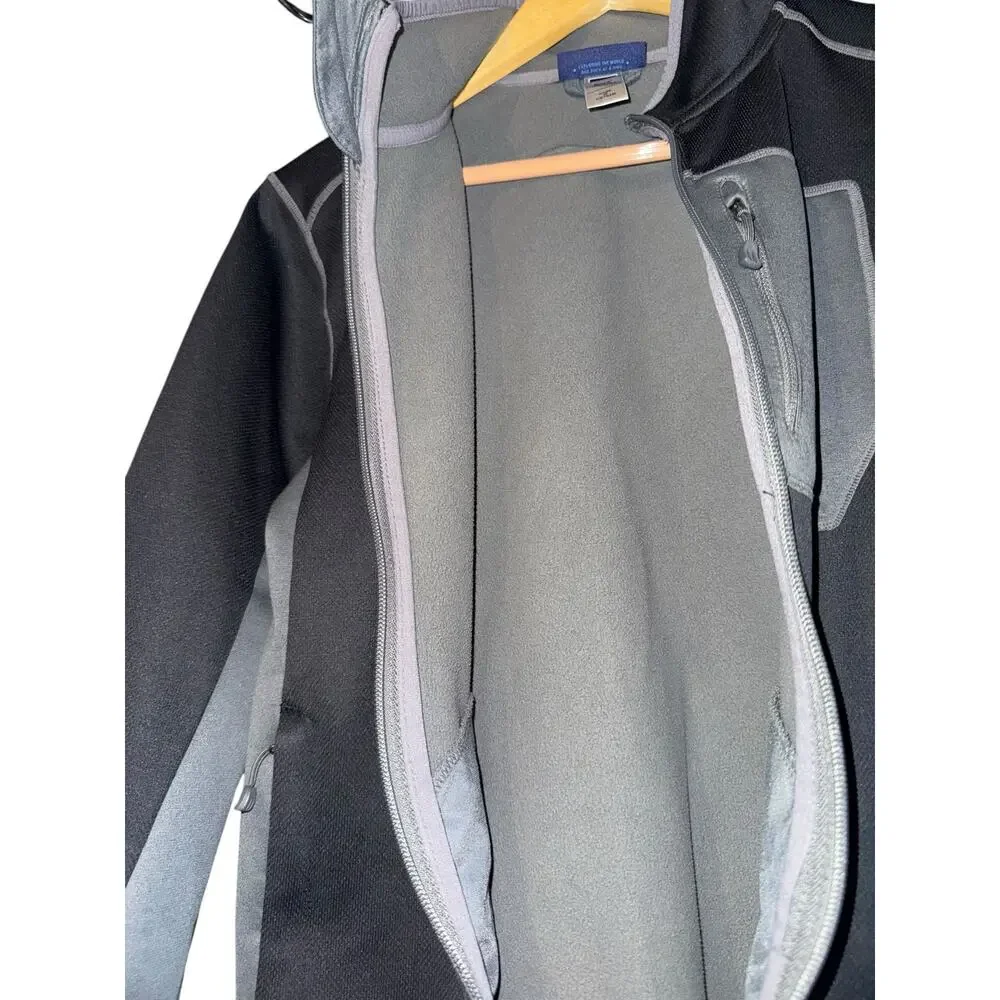 REI Kids Fleece Lined Zip Up‎ Two Toned Jacket Boys XL (18) Outdoor Fall ~Flaw